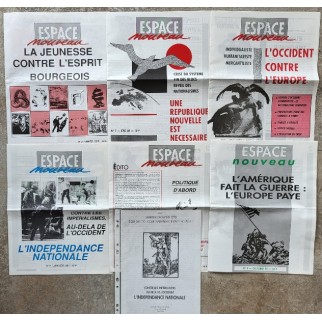 6 revues "Espace Nouveau"