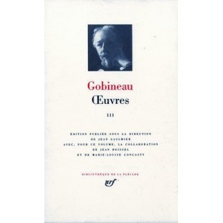 Gobineau : Oeuvres, T. 3