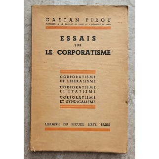 Essais sur le corporatisme