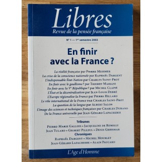 En finir avec la France?