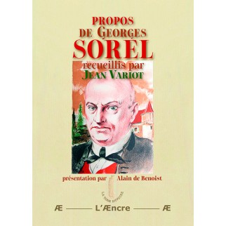Propos de Georges Sorel