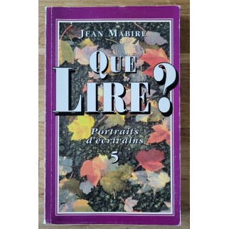 Que lire? Tome 5