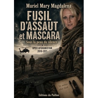 Fusil d'assaut et mascara